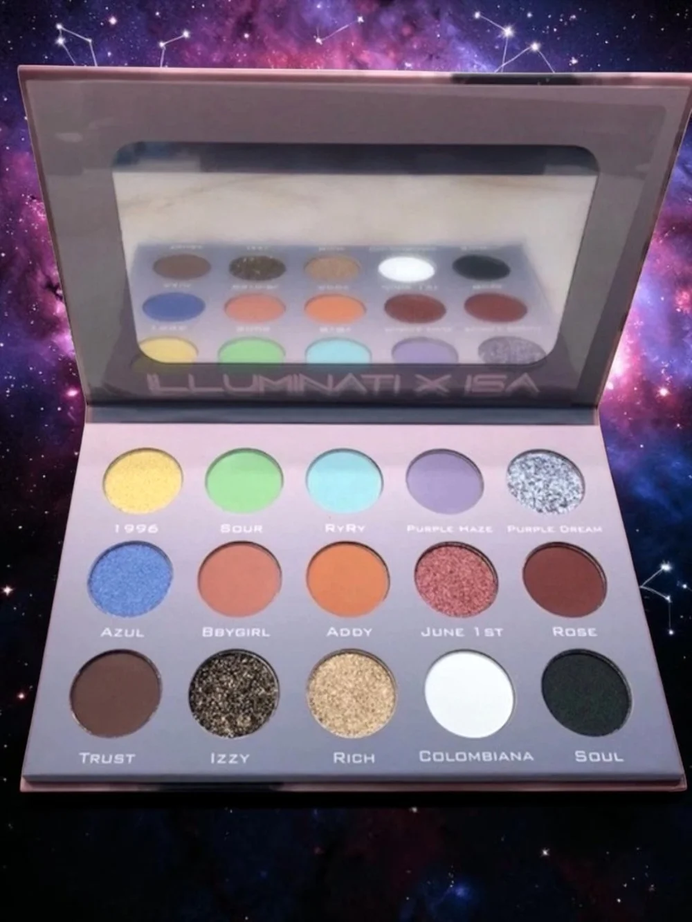 Illuminati Cosmetics x Isa Isabel Bedoya Glam Eyeshadow Palette NIB